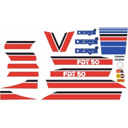 Juego Adhesivos Derbi FDT 50